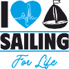 Sailing is my life,gift idea