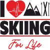 Skiing is my life,gift idea