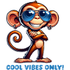 Monkey Sunglasses Cool