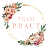 Team Braut ! Blumenkranz Personalisierbar