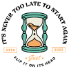Zeit für Veränderung – Sanduhr-Motiv