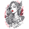 Bitcoin Girl BTC Crypto