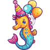 Hippocampe Anniversaire Bébé
