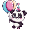 Panda Anniversaire Bébé