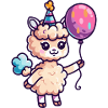 Alpaca Llama Birthday Baby