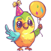 Parrot Birthday Baby