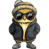 Eule Cool Comic