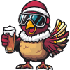 Turkey Après Ski Beer Comic