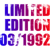 33rd Birthday Limited Edition 03/1992