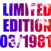 44e anniversaire Edition limitée 03/1981