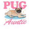 Pug Aunt Dog Lover Gift