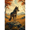 The image of the wolf