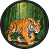 Tiger in the jungle