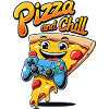 Pizza and Chill Gaming Design