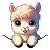 Baby Alpaca "Peek-a-Boo"