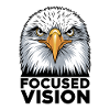 Focused Eagle Vision Inspirational Quote