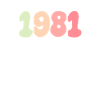 Anniversaire Année de naissance 1981