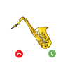 Saxophones Phone Display Saxophones