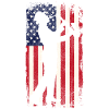 Saxophones American Flag