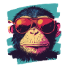 Singe Rétro