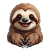 A happy sloth