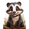 Cute Badger