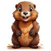 Cute Groundhog