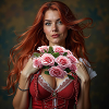 Rosenboudoir im Rot
