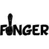 Le doigt (noir)