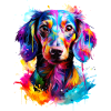 Painted Dachshund Dog