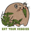 Eat Your Veggies – Funny Animal Motif