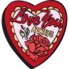 Love You Always – Romantic Retro Heart