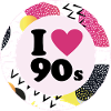 I ♥ 90s – Design rétro nostalgique