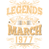 March 1977 Birthday Legend