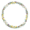 Floral Wreath, Personalizable