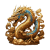 Golden Chinese Dragon