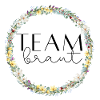 Team Bride ! Flower wreath customizable