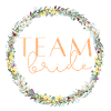 Team Bride ! Blumenkranz Personalisierbar