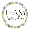Team Bride ! Flower wreath customizable