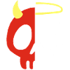 Angel and Demon Skull