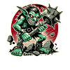 Nasty Goblin with Big Hammer