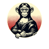 Mona-Affe – Verspieltes Affenmotiv