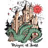 Drache mit Schloss