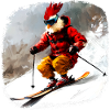 Poulets Ski / Poulet Skieur