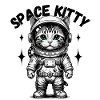 Gatto Spazio, Kitty, Astronauta Spaziale, Carnevale, Divertimento