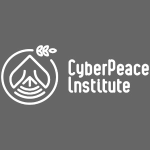 CyberPeace Builders white typography