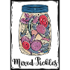 Mixed Pickles Glass