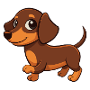 Cartoon Dachshund