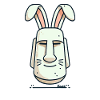 Easter Island Easter Bunny