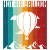 Retro 70s 80s Globo aerostático